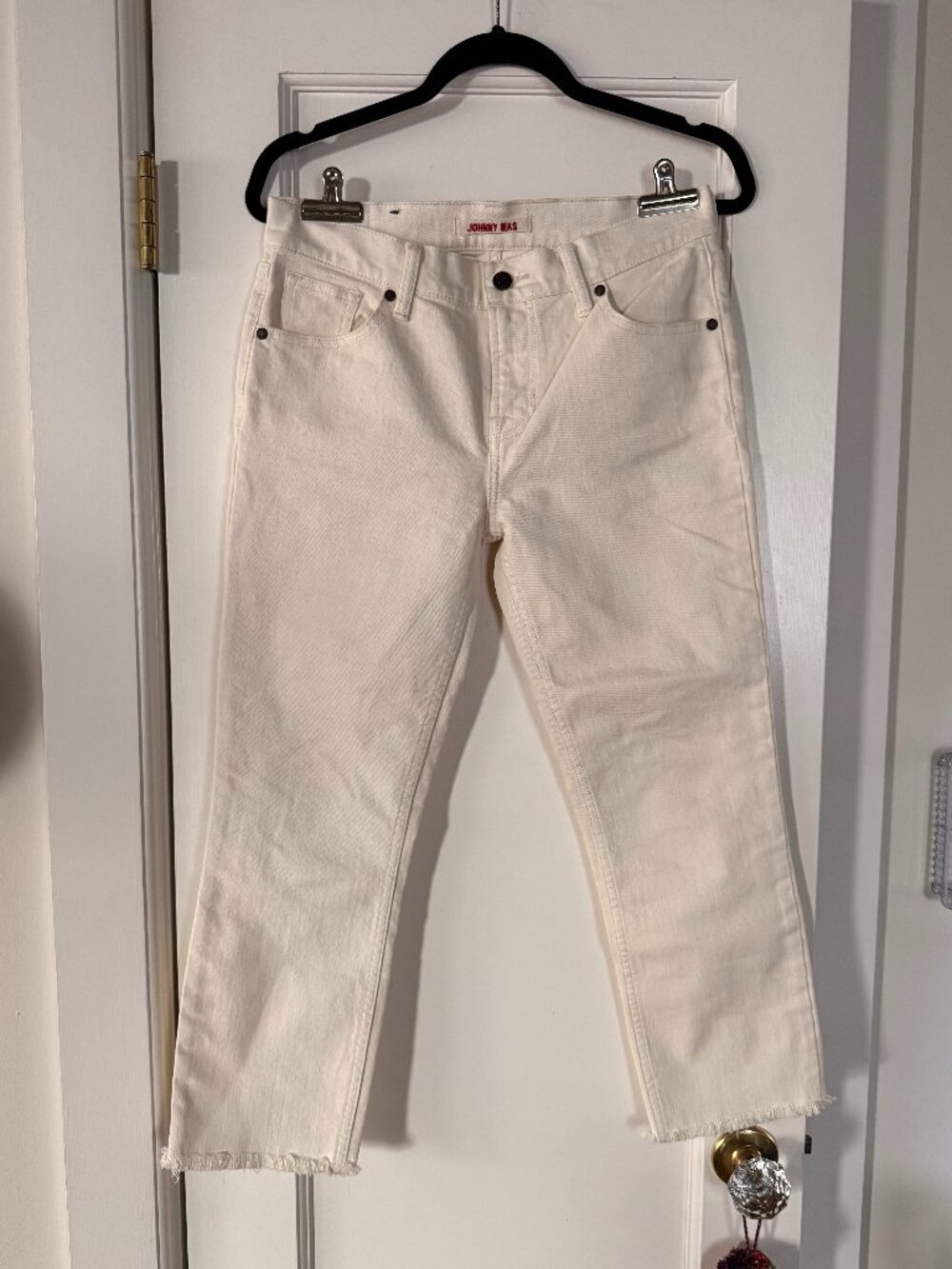 Johnny Was Cropped Boyfriend Jeans